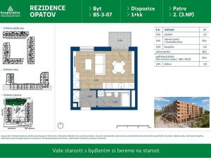 Pronájem bytu 1+kk, Praha - Chodov, Líbalova, 30 m2