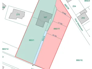 Prodej pozemku, Družec, V Zátiší, 1655 m2