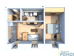 Prodej bytu 2+kk, Choceň, Peliny, 35 m2