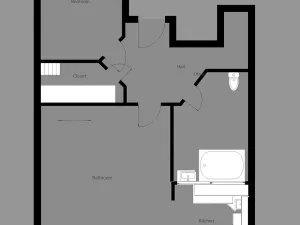 Pronájem atypického bytu, Starý Plzenec, Máchova, 60 m2