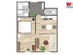 Prodej bytu 2+kk, Nymburk, Resslova, 45 m2