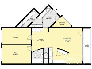 Prodej bytu 3+kk, Praha - Stodůlky, Amforová, 87 m2