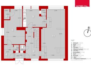 Prodej rodinného domu, Kamenice, Lomená, 157 m2