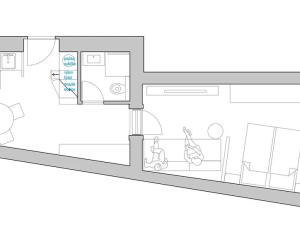 Prodej bytu 1+1, Praha - Smíchov, Holečkova, 36 m2