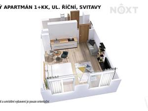 Prodej bytu 1+kk, Svitavy, Říční, 36 m2