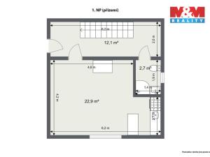 Prodej rodinného domu, Kraslice, Polní, 77 m2
