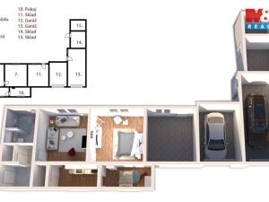 Prodej rodinného domu, Žandov, Nádražní, 88 m2