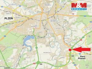 Pronájem komerčního pozemku, Plzeň - Černice, 2000 m2