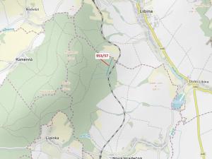 Dražba lesa, Nová Hradečná, 6750 m2