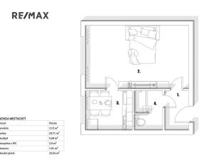 Prodej bytu 1+1, Praha - Střížkov, Černého, 34 m2