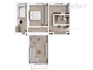 Prodej bytu 3+1, Adamov, Komenského, 65 m2