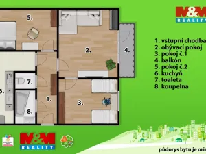 Prodej bytu 3+1, Svitavy - Předměstí, Raisova, 70 m2