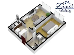 Prodej bytu 2+kk, Kladno, Holandská, 38 m2