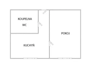 Pronájem bytu 1+1, Ostrov, Kollárova, 34 m2