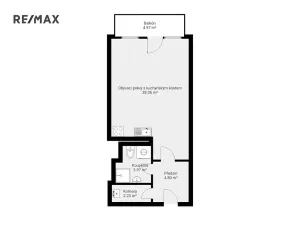 Pronájem bytu 1+kk, Praha - Suchdol, Internacionální, 41 m2