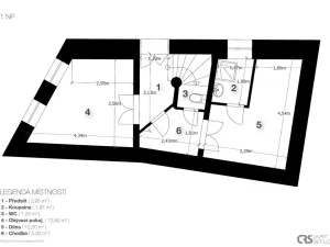 Prodej rodinného domu, Praha - Vršovice, Na stráni, 71 m2