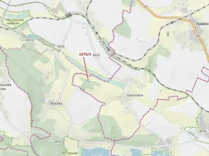 Dražba pozemku, Kněžnice, 631 m2