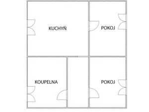 Pronájem bytu 2+1, Děčín - Děčín II-Nové Město, Riegrova, 48 m2