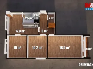 Prodej bytu 3+1, Ústí nad Labem - Ústí nad Labem-centrum, Ve Smyčce, 64 m2