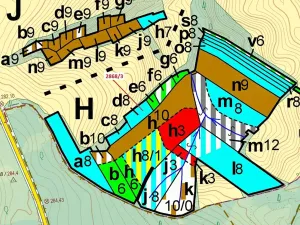 Dražba lesa, Píšť, 1321 m2