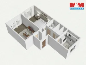 Prodej bytu 2+1, Karlovy Vary, K. Čapka, 55 m2