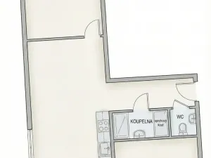 Pronájem bytu 3+kk, Klecany, 54 m2