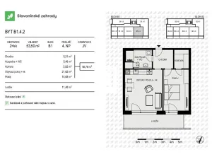 Prodej bytu 2+kk, Olomouc, Loudova, 54 m2
