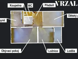 Prodej bytu 3+1, Plzeň, Brněnská, 72 m2