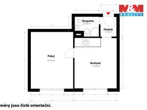 Prodej bytu 1+1, Klatovy - Klatovy III, Pod Hůrkou, 36 m2