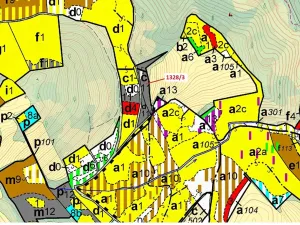 Dražba lesa, Kladky, 3057 m2
