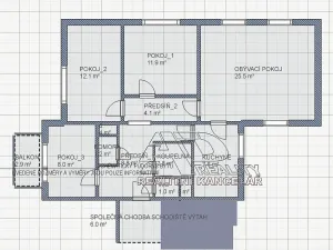 Prodej bytu 4+1, České Budějovice, Netolická, 85 m2