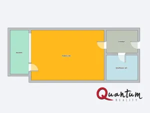 Pronájem bytu 1+kk, Praha - Košíře, Pod Kavalírkou, 30 m2