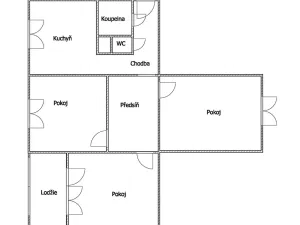 Pronájem bytu 3+1, Moravská Třebová, Sportovní, 67 m2