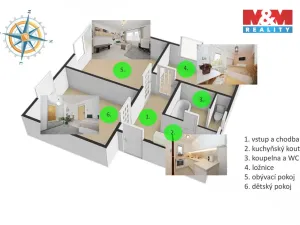 Prodej bytu 3+kk, Žďár nad Sázavou - Žďár nad Sázavou 3, Brodská, 54 m2