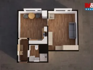 Pronájem bytu 2+kk, Stráž pod Ralskem, Máchova, 37 m2