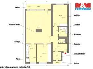 Pronájem bytu 3+1, Mariánské Lázně, Stavbařů, 105 m2