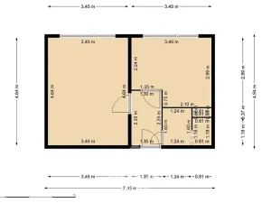 Prodej bytu 1+1, Jihlava, Královský vršek, 32 m2