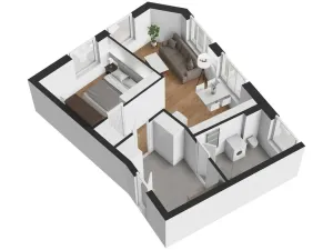 Pronájem bytu 2+kk, Kralupy nad Vltavou, S. K. Neumanna, 53 m2