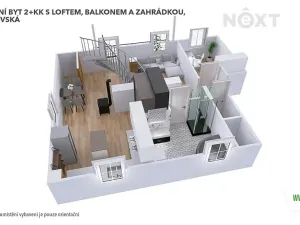 Pronájem bytu 2+kk, Šumperk, Zborovská, 83 m2