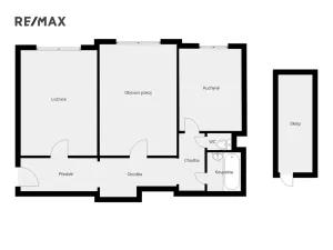 Prodej bytu 2+1, Praha - Krč, Pacovská, 66 m2