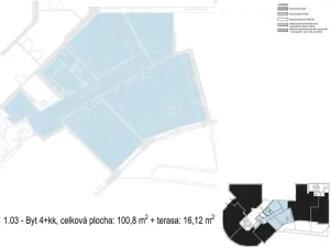 Prodej bytu 4+kk, Praha - Motol, Lékařská, 96 m2