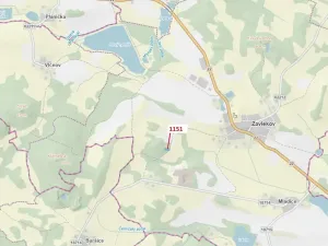 Dražba lesa, Zavlekov, 1331 m2