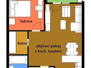 Prodej bytu 2+kk, Brno, Řípská, 59 m2