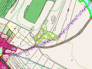 Dražba pozemku, Slavonice, 1831 m2