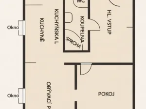 Pronájem bytu 1+1, Rychnov nad Kněžnou, Jiráskova, 38 m2