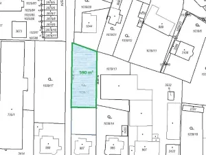 Prodej pozemku pro bydlení, Stříbro, Tř. 5. května, 590 m2
