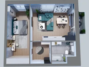 Prodej bytu 2+kk, Oslavany, Letkovská, 52 m2