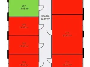 Pronájem kanceláře, Klatovy, Jateční, 15 m2