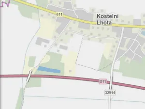 Prodej lesa, Kostelní Lhota, 9438 m2