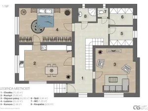 Prodej rodinného domu, Praha - Čakovice, Krystalová, 192 m2